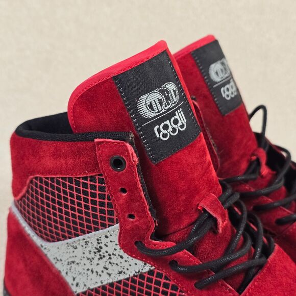 Radii Standard Issue SE Men\'s High Top Red Black Men’s Size 10.5 VTG Y2k